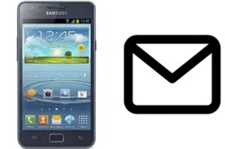 Richten Sie E-Mails auf dem Samsung I9105 Galaxy S II Plus ein