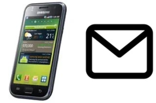 Richten Sie E-Mails auf dem Samsung I9000 Galaxy S ein