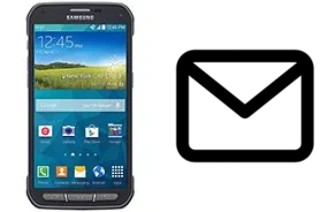 Richten Sie E-Mails auf dem Samsung Galaxy S5 Active ein