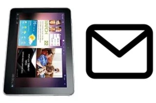 Richten Sie E-Mails auf dem Samsung P7500 Galaxy Tab 10.1 3G ein