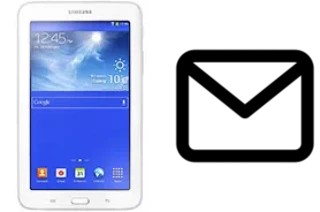 Richten Sie E-Mails auf dem Samsung Galaxy Tab 3 lite ein