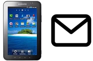 Richten Sie E-Mails auf dem Samsung P1000 Galaxy Tab ein