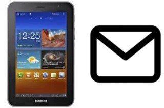 Richten Sie E-Mails auf dem Samsung P6200 Galaxy Tab 7.0 Plus ein