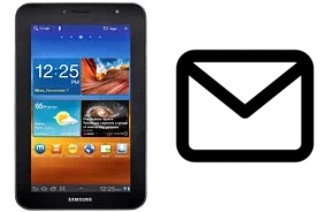 Richten Sie E-Mails auf dem Samsung P6210 Galaxy Tab 7.0 Plus ein