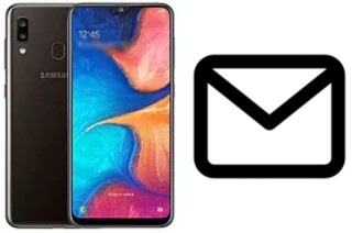 Richten Sie E-Mails auf dem Samsung Galaxy Wide4 ein