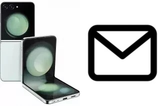 Richten Sie E-Mails auf dem Samsung Galaxy Z Flip5 ein