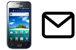 Richten Sie E-Mails auf dem Samsung I9003 Galaxy SL ein