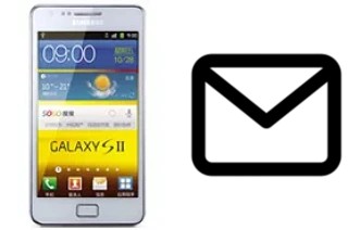 Richten Sie E-Mails auf dem Samsung I9100G Galaxy S II ein