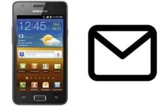 Richten Sie E-Mails auf dem Samsung I9103 Galaxy R ein