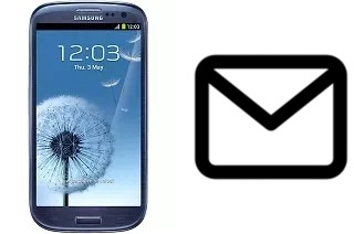 Richten Sie E-Mails auf dem Samsung I9300 Galaxy S III ein