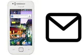 Richten Sie E-Mails auf dem Samsung M130K Galaxy K ein