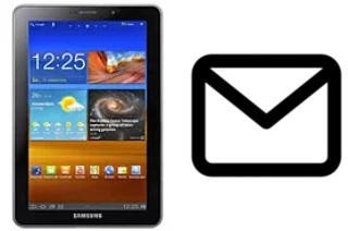 Richten Sie E-Mails auf dem Samsung P6810 Galaxy Tab 7.7 ein