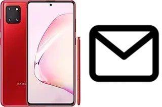 Richten Sie E-Mails auf dem Samsung Galaxy Note10 Lite ein