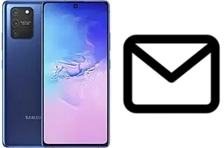 Richten Sie E-Mails auf dem Samsung Galaxy S10 Lite ein