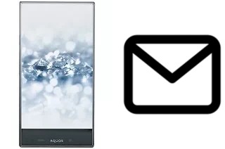 Richten Sie E-Mails auf dem Sharp Aquos Crystal 2 ein