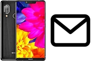 Richten Sie E-Mails auf dem Sharp Aquos D10 ein