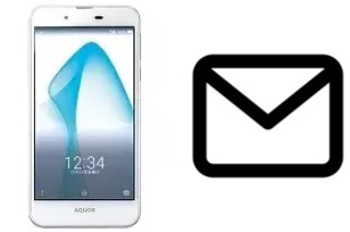 Richten Sie E-Mails auf dem Sharp Aquos L ein