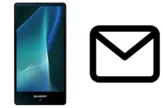 Richten Sie E-Mails auf dem Sharp Aquos Mini SH-M03 ein