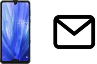 Richten Sie E-Mails auf dem Sharp Aquos R3 ein