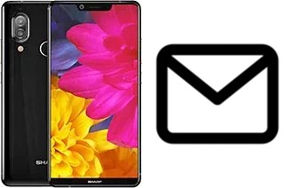 Richten Sie E-Mails auf dem Sharp Aquos S3 High ein