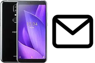 Richten Sie E-Mails auf dem Sharp Aquos V ein