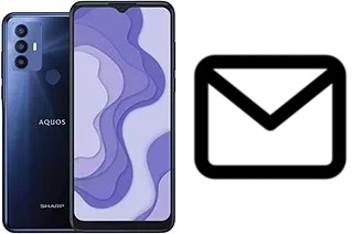 Richten Sie E-Mails auf dem Sharp Aquos V6 Plus ein