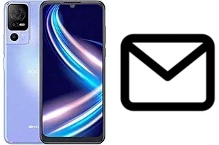 Richten Sie E-Mails auf dem Sharp Aquos V7 Plus ein