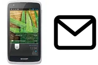 Richten Sie E-Mails auf dem Sharp SH530U ein