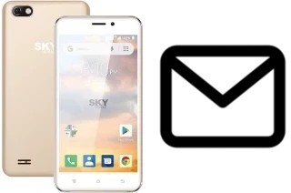 Richten Sie E-Mails auf dem Sky-Devices Elite B5 ein