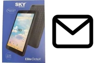 Richten Sie E-Mails auf dem Sky-Devices Elite OctaX ein