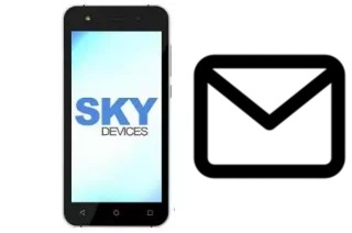 Richten Sie E-Mails auf dem Sky-Devices Sky Devices Elite Photo Pro ein