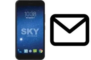 Richten Sie E-Mails auf dem Sky-Devices Sky Elite 5-0L Plus ein