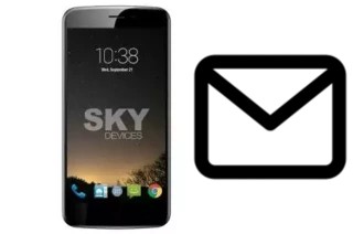 Richten Sie E-Mails auf dem Sky-Devices Sky Elite 5-5L Plus ein