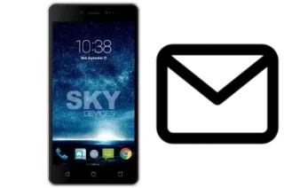 Richten Sie E-Mails auf dem Sky-Devices Sky Fuego 5-0 Plus ein