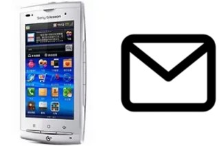 Richten Sie E-Mails auf dem Sony Ericsson A8i ein