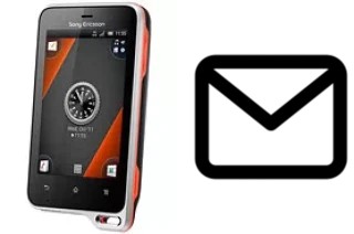 Richten Sie E-Mails auf dem Sony Ericsson Xperia active ein