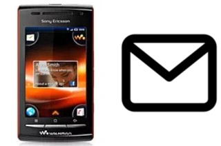 Richten Sie E-Mails auf dem Sony Ericsson W8 ein