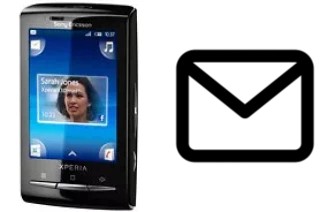 Richten Sie E-Mails auf dem Sony Ericsson Xperia X10 mini ein