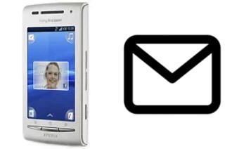 Richten Sie E-Mails auf dem Sony Ericsson Xperia X8 ein