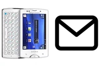 Richten Sie E-Mails auf dem Sony Ericsson Xperia mini pro ein