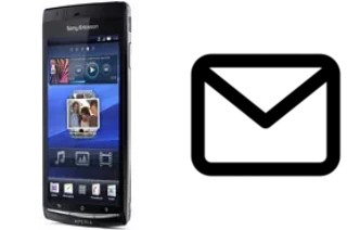 Richten Sie E-Mails auf dem Sony Ericsson Xperia Arc ein