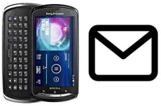 Richten Sie E-Mails auf dem Sony Ericsson Xperia pro ein