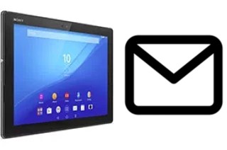 Richten Sie E-Mails auf dem Sony Xperia Z4 Tablet LTE ein