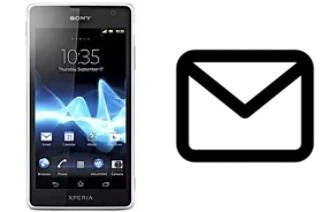 Richten Sie E-Mails auf dem Sony Xperia GX SO-04D ein