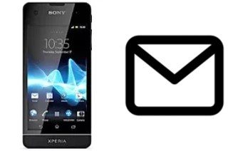 Richten Sie E-Mails auf dem Sony Xperia SX SO-05D ein