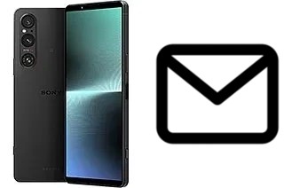 Richten Sie E-Mails auf dem Sony Xperia 1 V ein