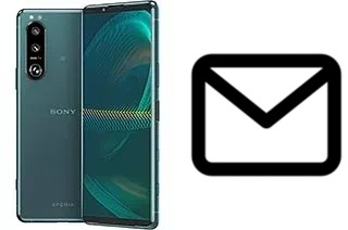 Richten Sie E-Mails auf dem Sony Xperia 5 III ein