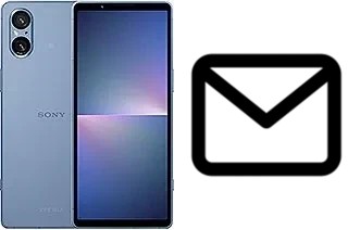 Richten Sie E-Mails auf dem Sony Xperia 5 V ein