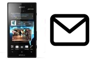 Richten Sie E-Mails auf dem Sony Xperia acro S ein