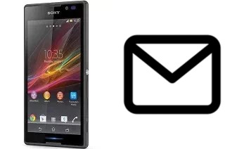 Richten Sie E-Mails auf dem Sony Xperia C ein